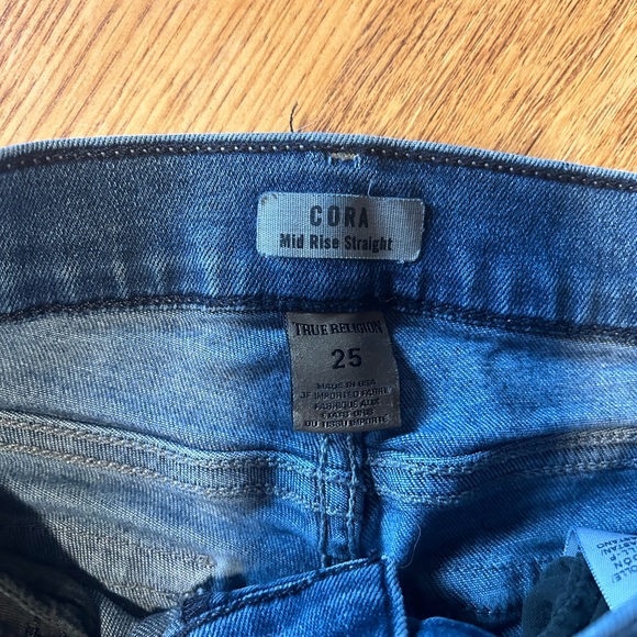 True Religion Cora Mid Rise Straight - Picture 3 of 4